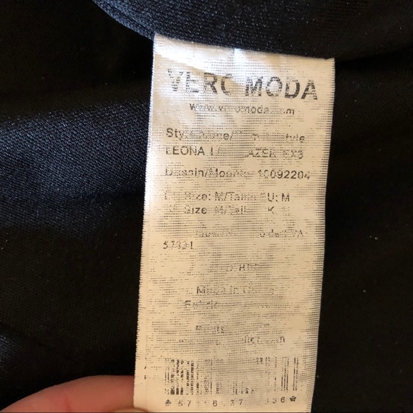 2 for 20$!Vero Moda black and white zipped bomber jacket M - Picture 5 of 7